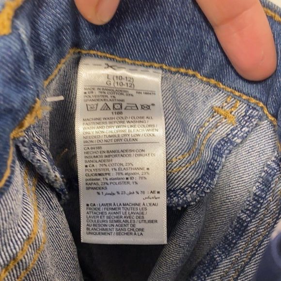 Old Navy Pull Up Skinny Jeans Size Large - Picture 5 of 7